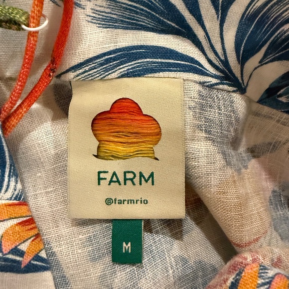 FARM RIO Flying Toucans Open Back Dress, Size M - Picture 7 of 9